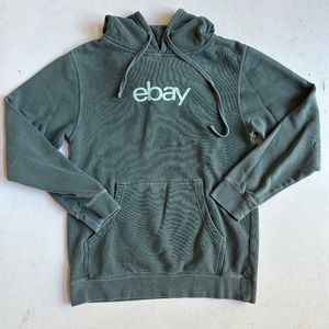 Ebay Green Graphic Hoodie Sweatshirt